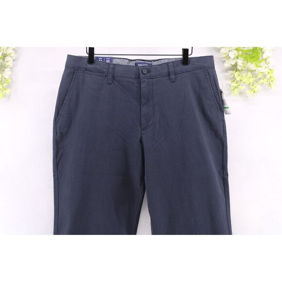Nautica Men's Classic Fit Deck Pant True Navy Sz 34X32 - Picture 3 of 14